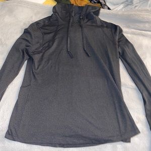 Dark grey hooded FILA longsleeve